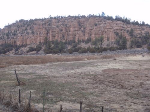 Beautiful mountain stratification in the Spirit Valley.